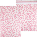 50 Poly Mailers 14.5x19 - Rose Gold Cheetah Shipping Bags