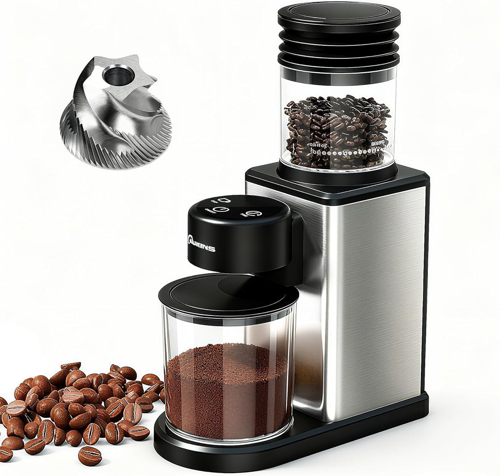 Electric Coffee Grinder for Home & Office: Smart Conical Burr coffee grinder with 25 Precision Grind Settings & 120g