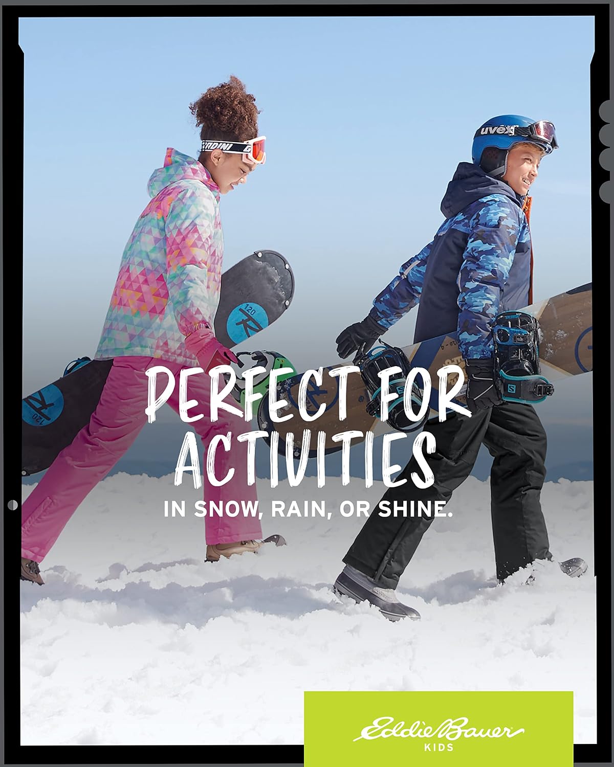 Eddie Bauer Kids Snow Bib - Insulated Waterproof Kids Snow Suit - Cozy Outdoor Activewear Overalls for Girls and Boys