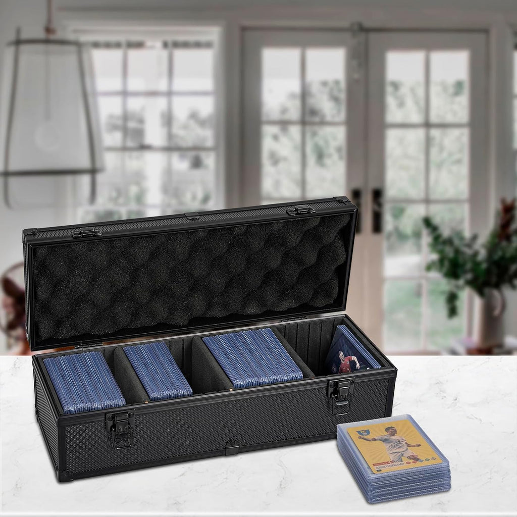 Toploader Storage Box for 3" x 4" 35pt Rigid Card, Magnetic Card Case | Portable Top Loader Card Case with 3
