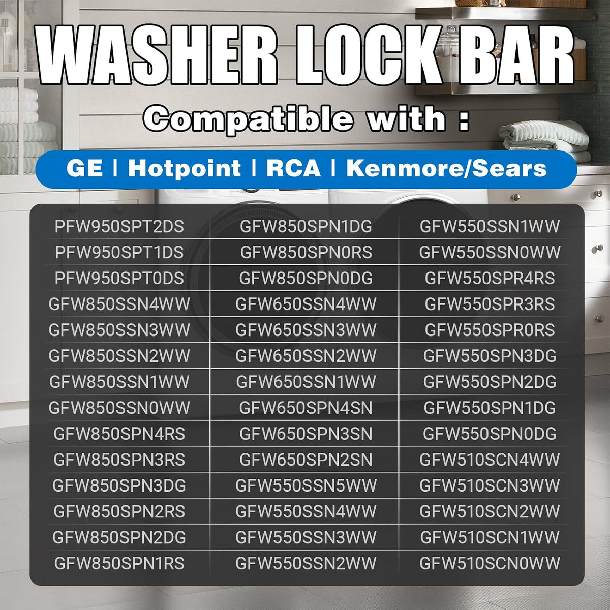 WH01X30057 Washer Door Lock Bar