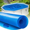 12' x 20' Oval Solar Cover for Inground and Above Ground Pools, 12 Mil - Premium Heavy Duty Solar Blanket for Above