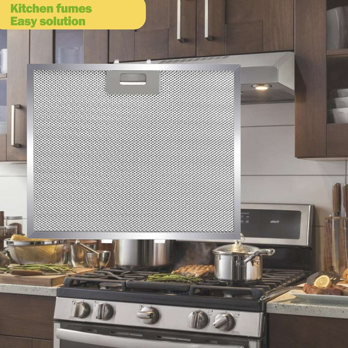 WB02X11011 Filter for GE Range Hood, Replacement, 14-1/2 x 11-5/8