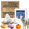 5.5 LBS Goats Milk Soap Base, Melt and Pour Supplies Kit for Soap Making | SLS/SLES & PEG free | Gentle & Foamy