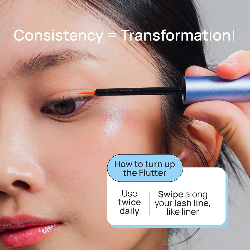 Advanced Eyelash Serum for Thicker, Longer Eyelashes and Eyebrows - Grow Luscious Lashes with Brow Enhancer (3mL)