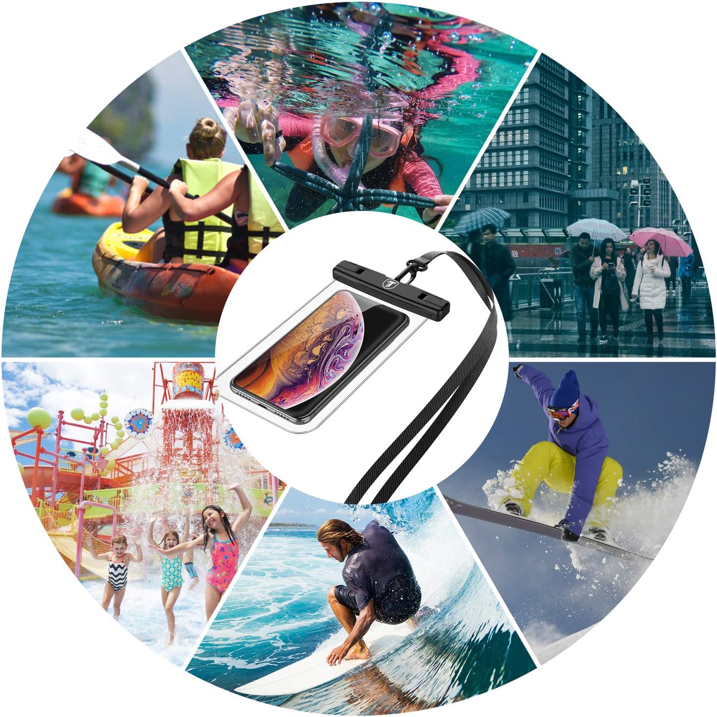 Waterproof Phone Pouch for Samsung Galaxy S25 Ultra S24 Plus S23 S22 S21 FE Note 20 A03S A13 A14 A15 A16 A51 A71 A23