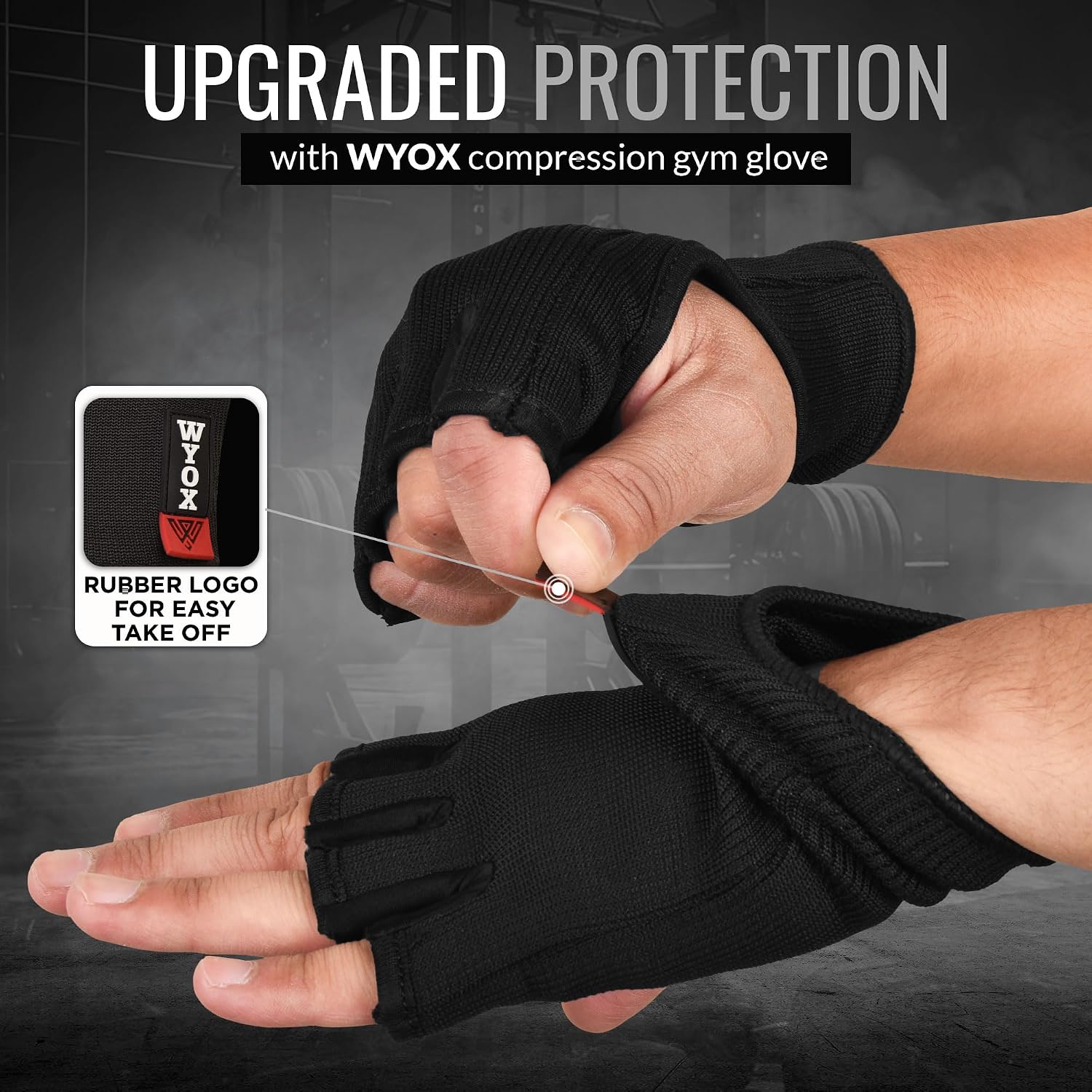 Inner Glove Hand Wraps for Boxing & Kickboxing — Elasticated Wrist Support, Knuckle Protection for Muay Thai, MMA