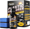 Plastic Restorer for Cars, Not a Dressing, Black Trim Restorer, Ceramic Crystal Coating Highly Concentrated, Lasting