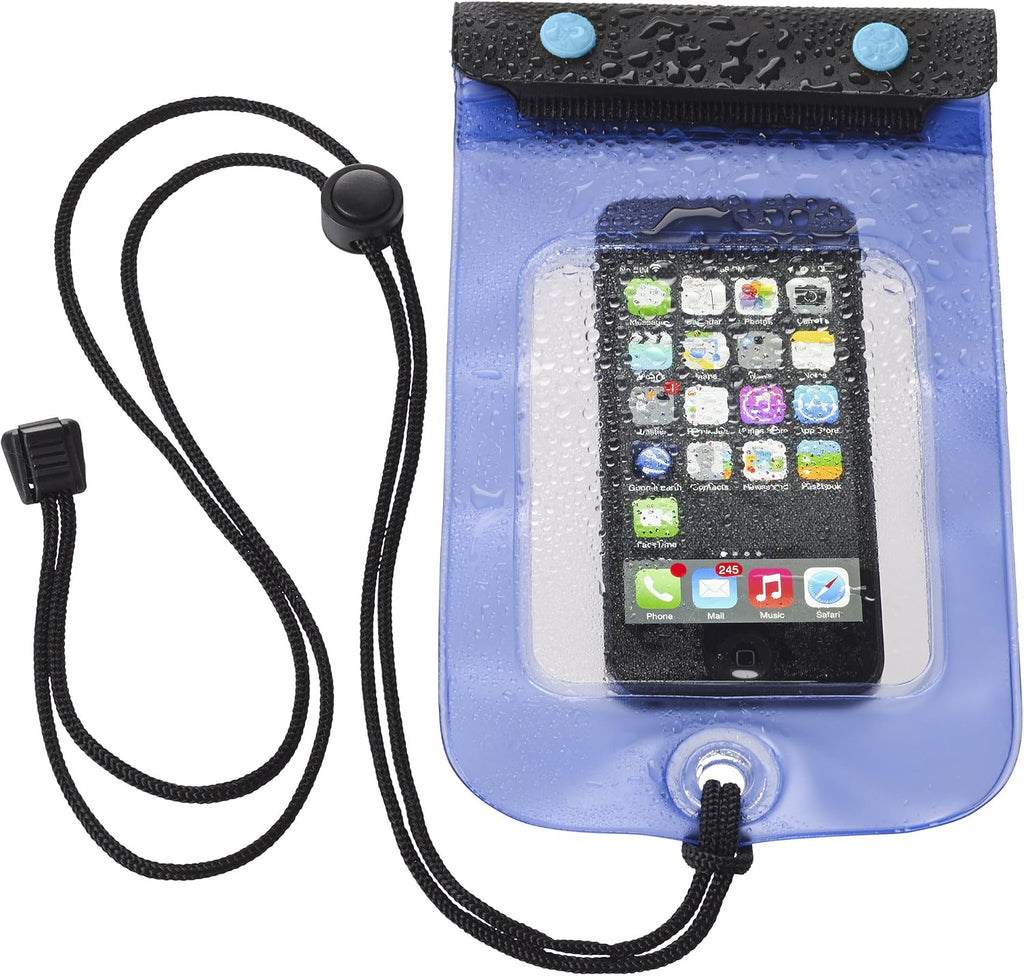 WaterSeals Triple Seal Waterproof Pouch + Dry Bag for Cell Phone or Tablet, Great for Kayak, Canoe, Pool, Beach