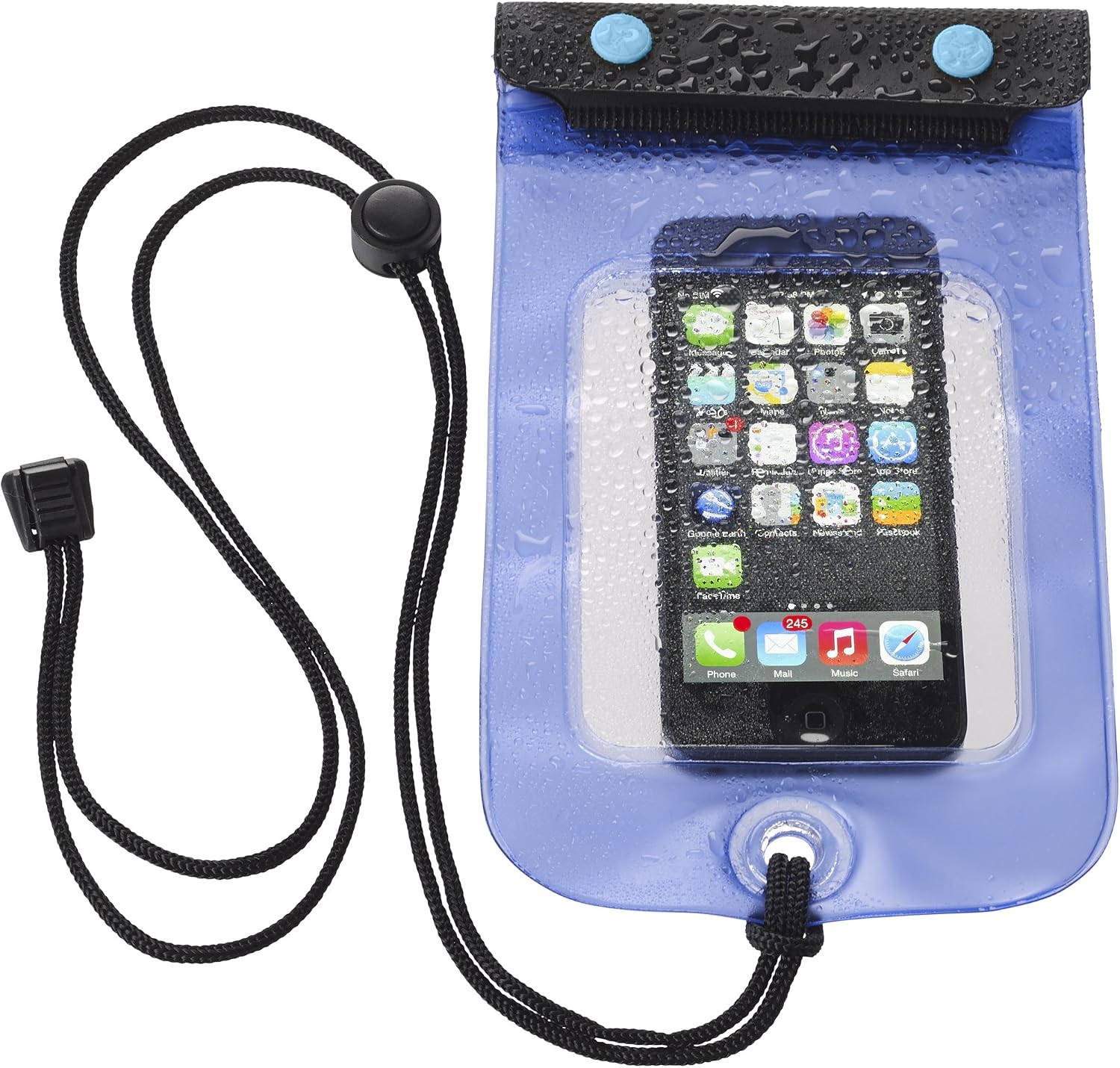 WaterSeals Triple Seal Waterproof Pouch + Dry Bag for Cell Phone or Tablet, Great for Kayak, Canoe, Pool, Beach