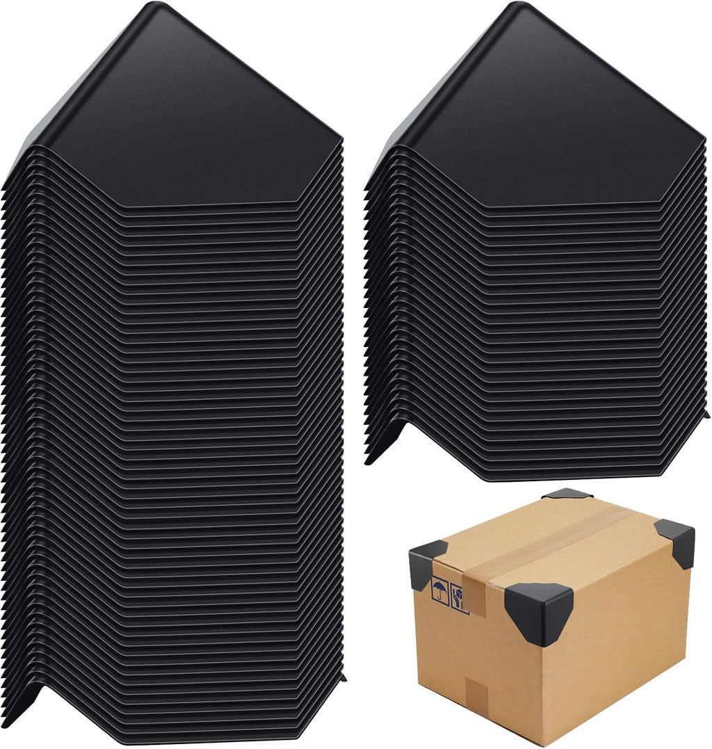 200 Pcs Shipping Box Corner Protectors Plastic Cardboard Corner Protectors Packaging Edge Guards Heavy Duty Express
