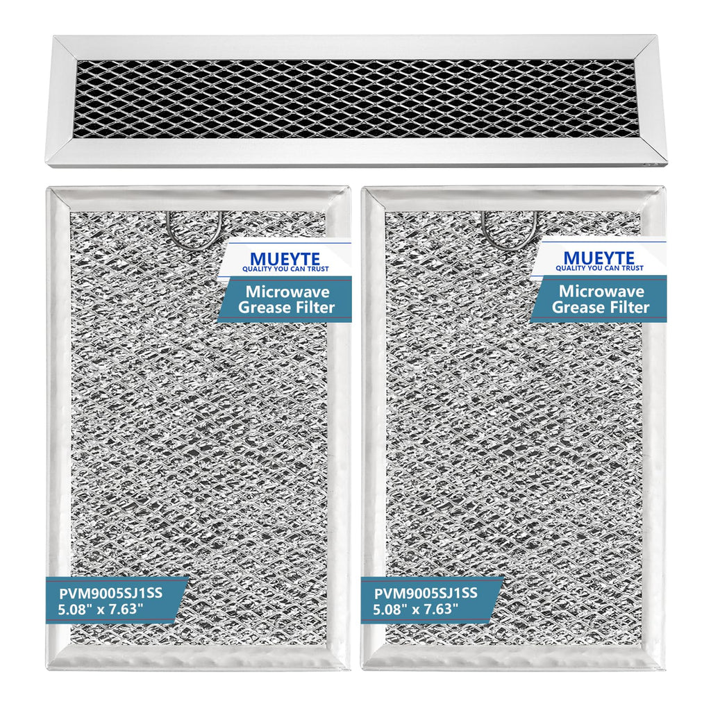 PVM9005SJ1SS Microwave Charcoal & Grease Filter Replacement for GE 3 Pack