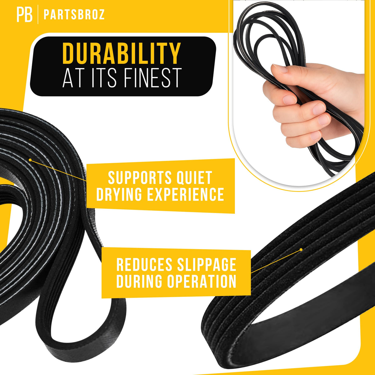 Dryer Drive Belt for Electrolux EFME517SIW0