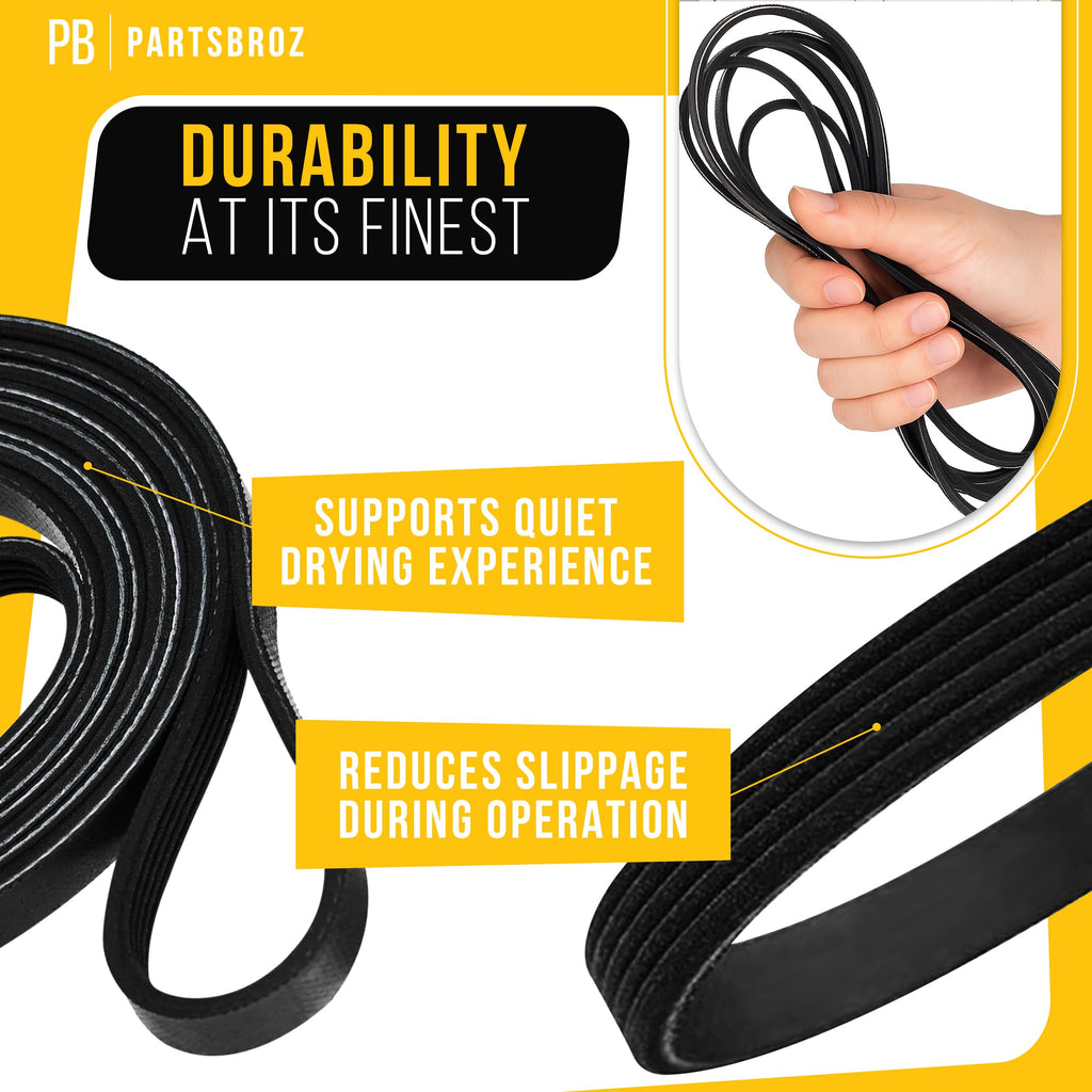 Dryer Drive Belt for Frigidaire ELFE733CAW0