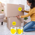 3”Color Coding Labels Stickers,4Rolls/2000per Dispenser Box Round Adhesive Circle Dot Stickers for Inventory Office