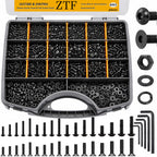 4065pcs Metric Screw Assortment Kit，M2 M3 M4 M5 Assorted Screws