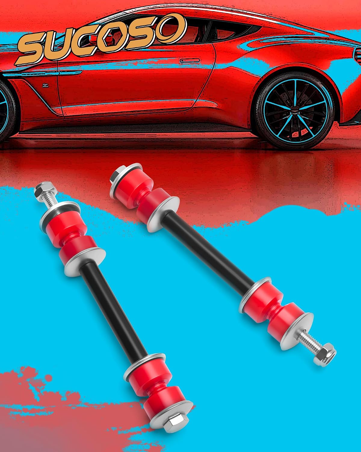 Sway Bar Link for 2007-2018 Chevy Silverado GMC Sierra 1500,Stabilizer Link
