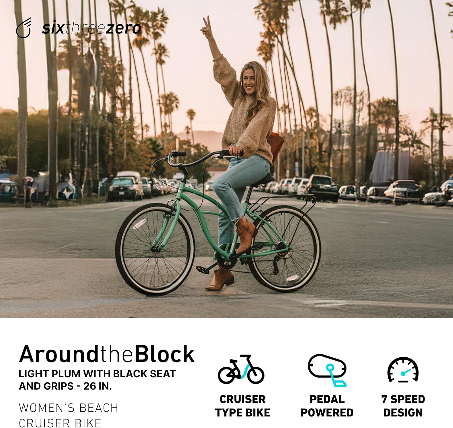 Around The Block Women's Beach Cruiser Bike