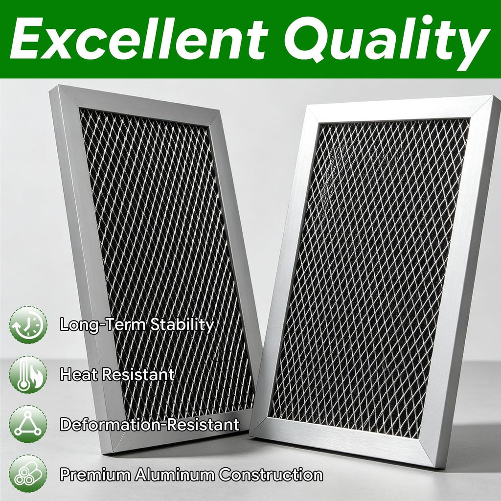 2PCS Microwave Grease Filter Compatible with GE JVM3160DF8BB