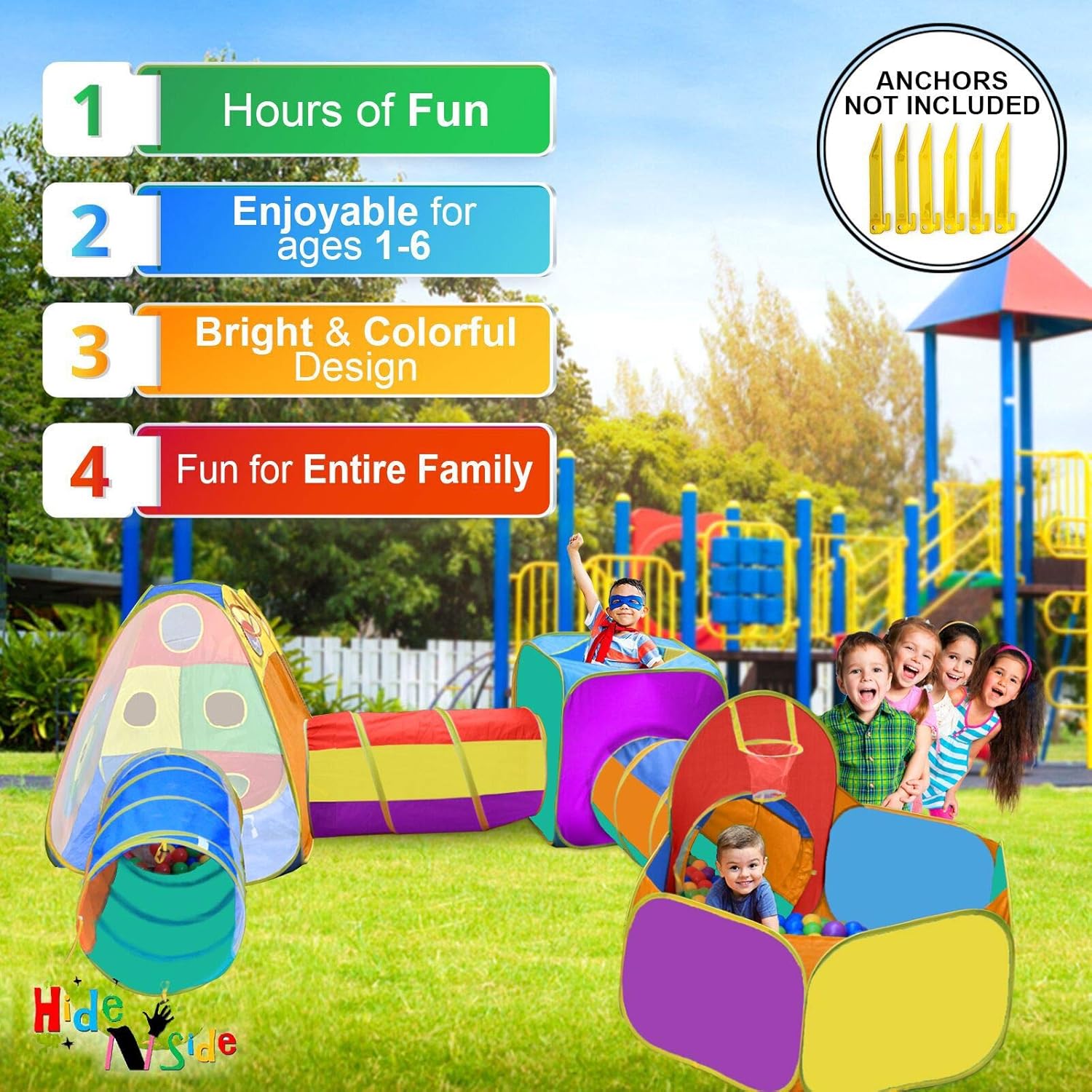 Gift for Toddler Boys & Girls, Ball Pit, Play Tent and Tunnels for Kids, Best Birthday Gift for 3 4 5 Year Old Pop Up