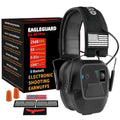 Shooting Ear Protection Earmuffs, Bluetooth, Black