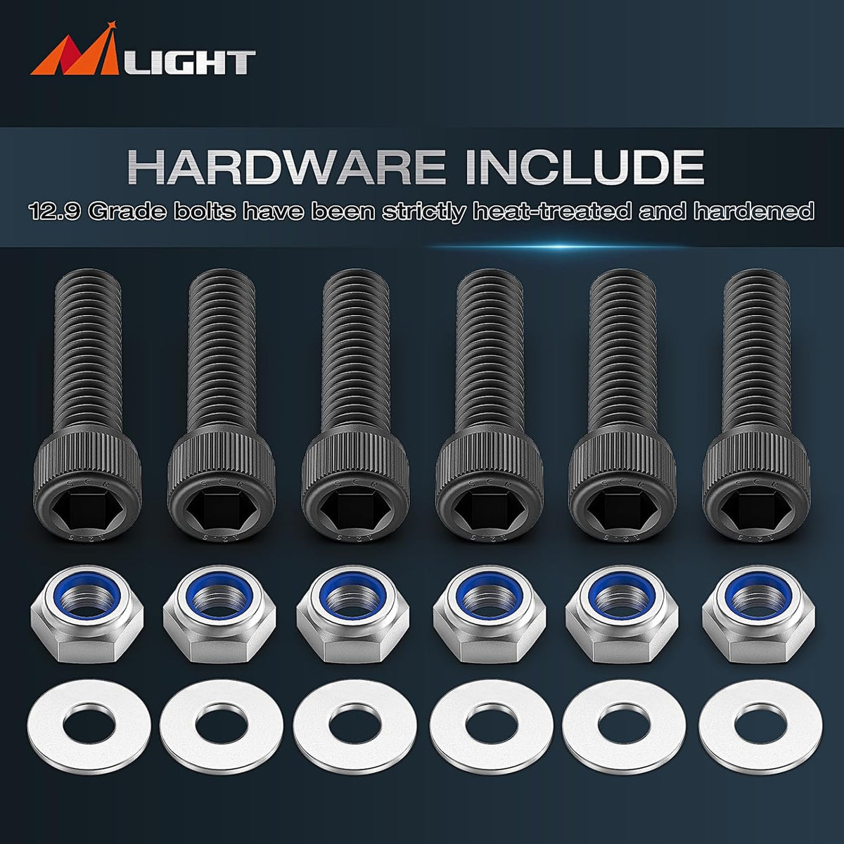 Nilight 2" Front Leveling Kit for Dodge Ram 1500 4WD 2006-2026