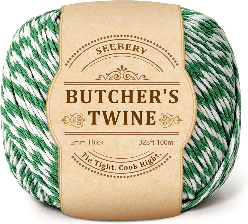 Cotton Bakers Twine, Cotton Twine String for Gift Wrapping, Baking & Crafts