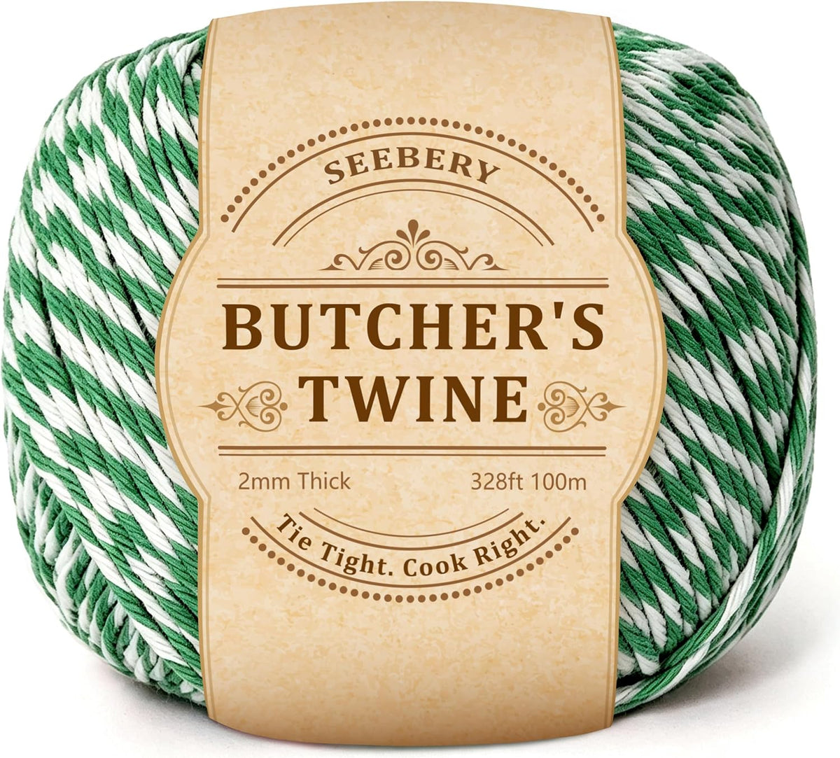 Cotton Bakers Twine, Cotton Twine String for Gift Wrapping, Baking & Crafts