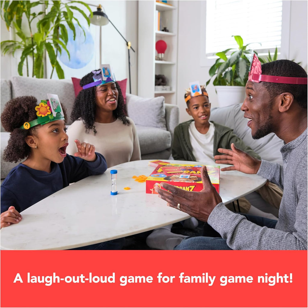 Spin Master Games, Hedbanz 2023 Edition with New Cards, Picture Guessing Board Game, for Family & Kids, 2-6 Players