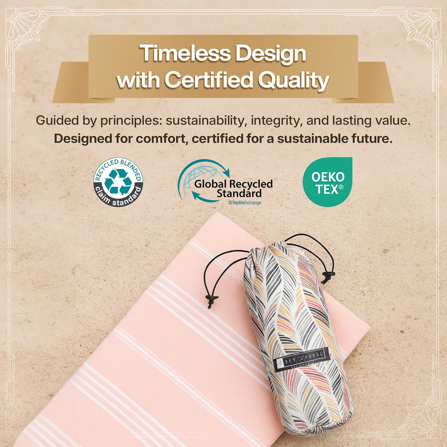 Turkish Beach Towel with Travel Bag 39 x 71 Quick Dry Sand Free Lightweight Large Oversized Towels Light