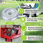 2 Pcs 783-08389 Mower Deck Idler Pulley Cap Compatible with Cub Cadet