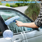 4 Packs 15" Microfiber Window Scrubber Refill Replacement Compatible with Unger Professional Window Cleaning Tool