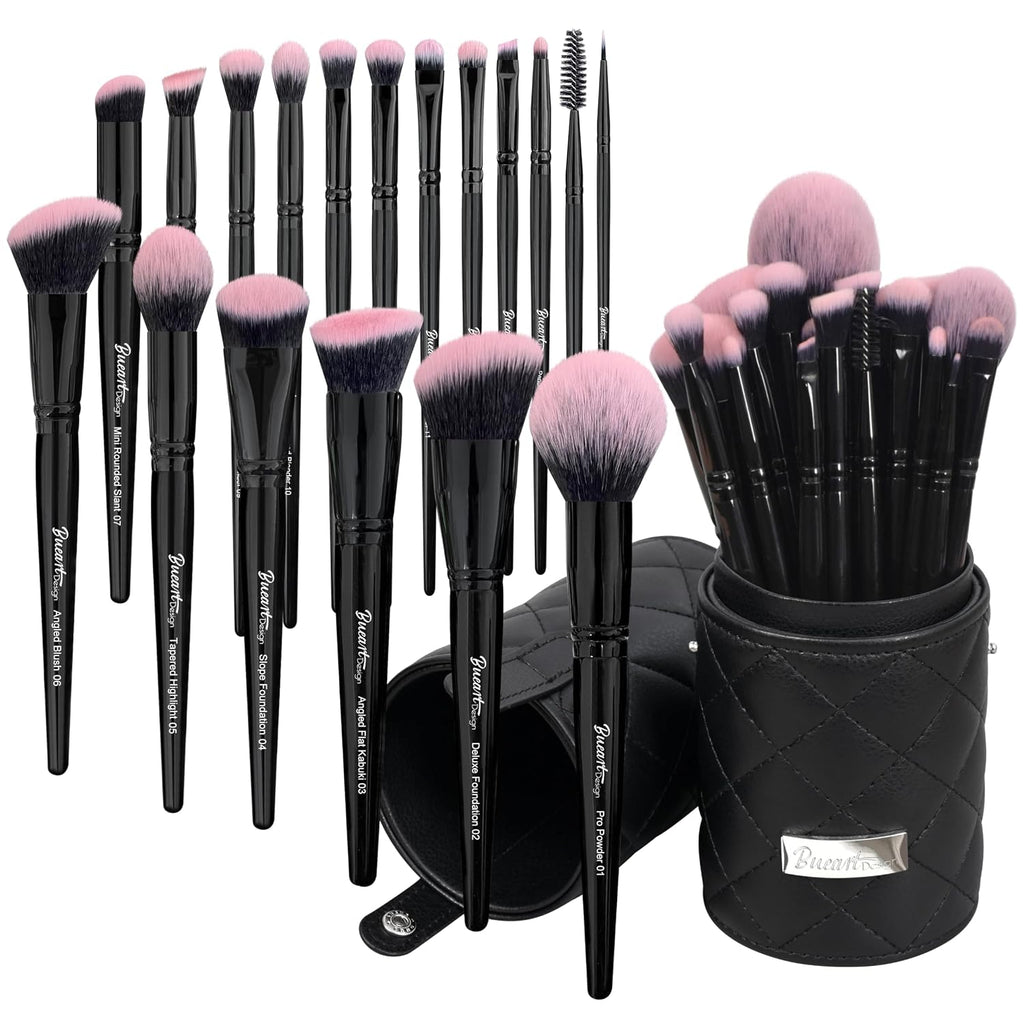 18Pcs Pro Deluxe Makeup Brushes set with Make up Brush Holder