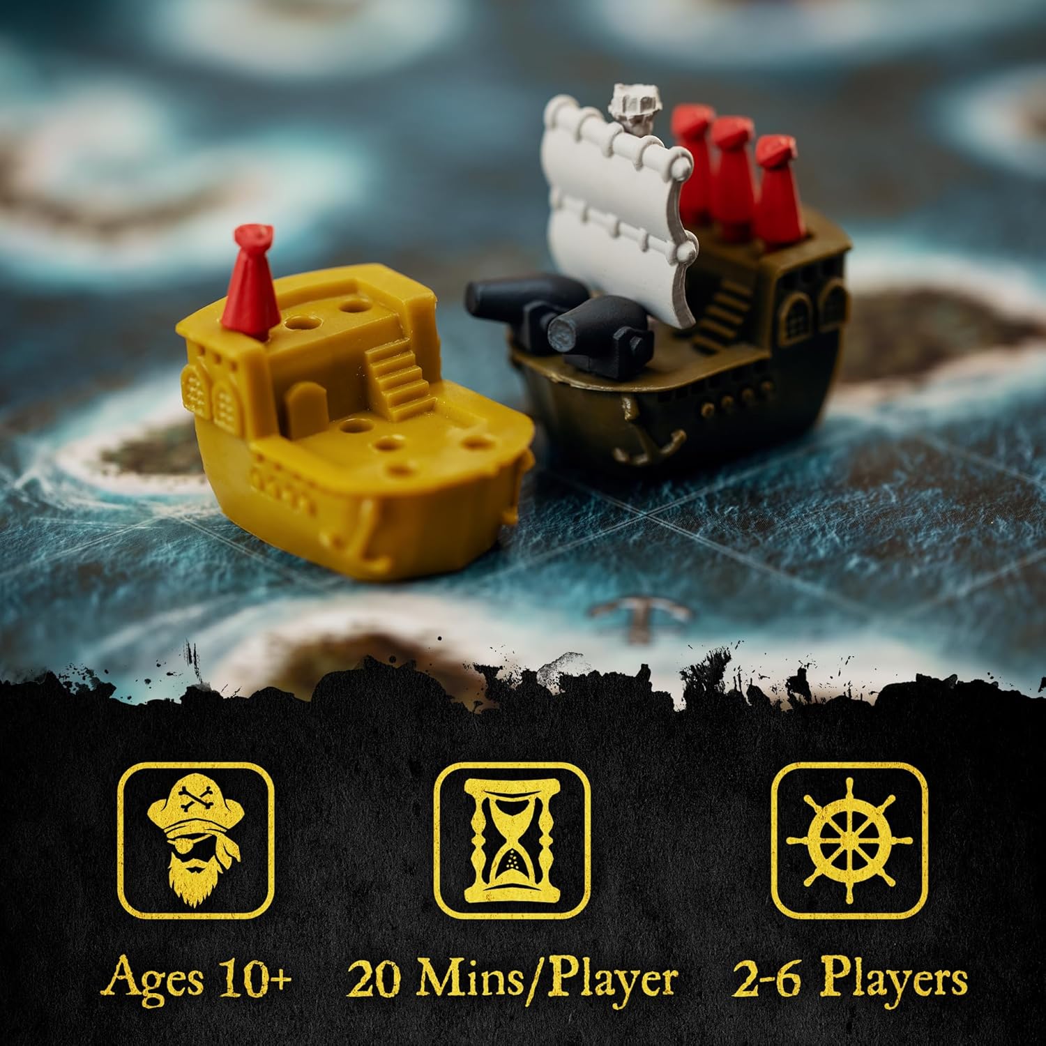 Plunder A Pirate's Life - Family Board Game for Adults and Kids | Strategy Board Game, Fun Family Game Night