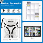 Soccer Trading Card Binder, 990 Pockets for Card Collectors