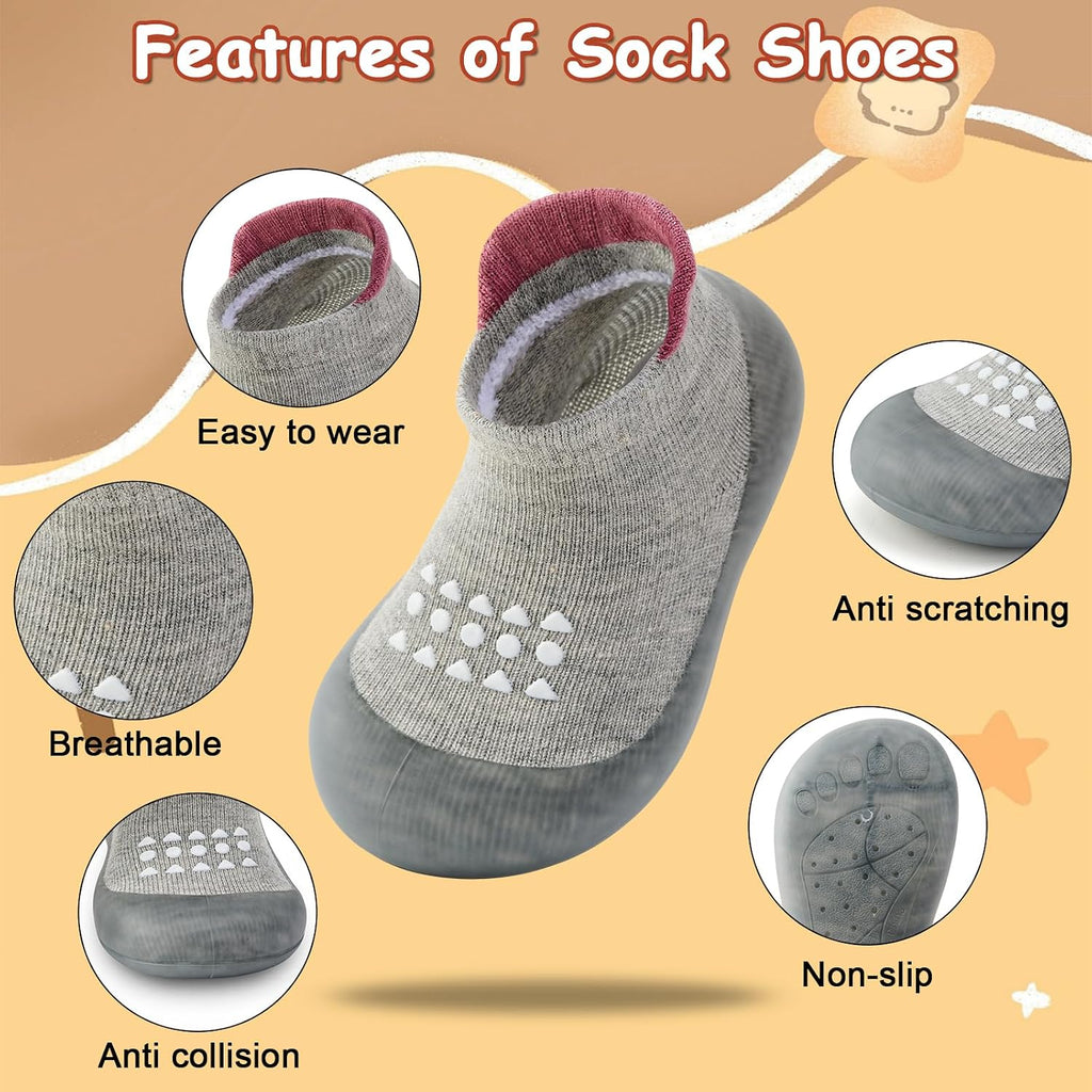 Baby Sock Shoes Toddler Boys Girls Sneakers Infant Slipper Socks