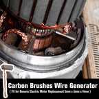 10PCS Universal Carbon DC Motor Brushes Fit for Generic Electric Wire Generator Replacement Set 5 x 6 x 14mm