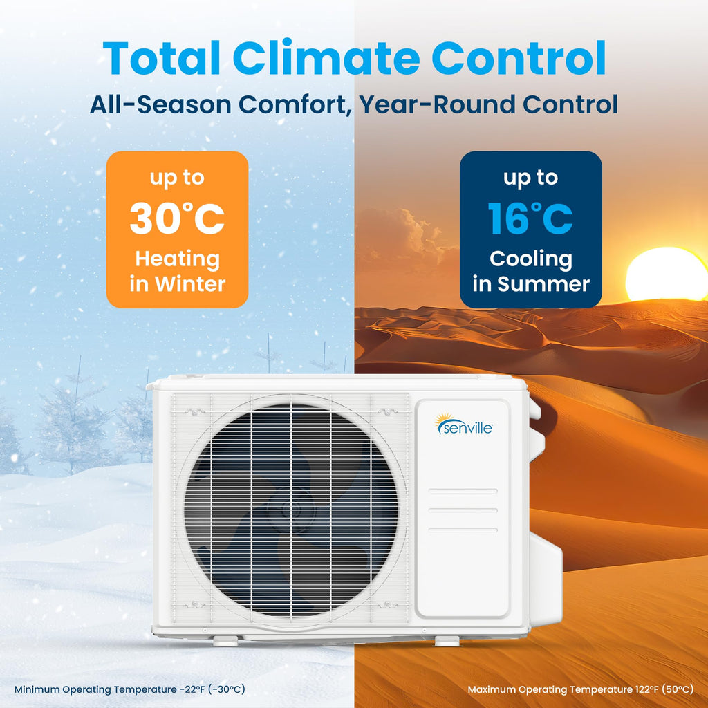 Ceiling Cassette Mini Split AC/Heating System, Inverter, 18000 BTU