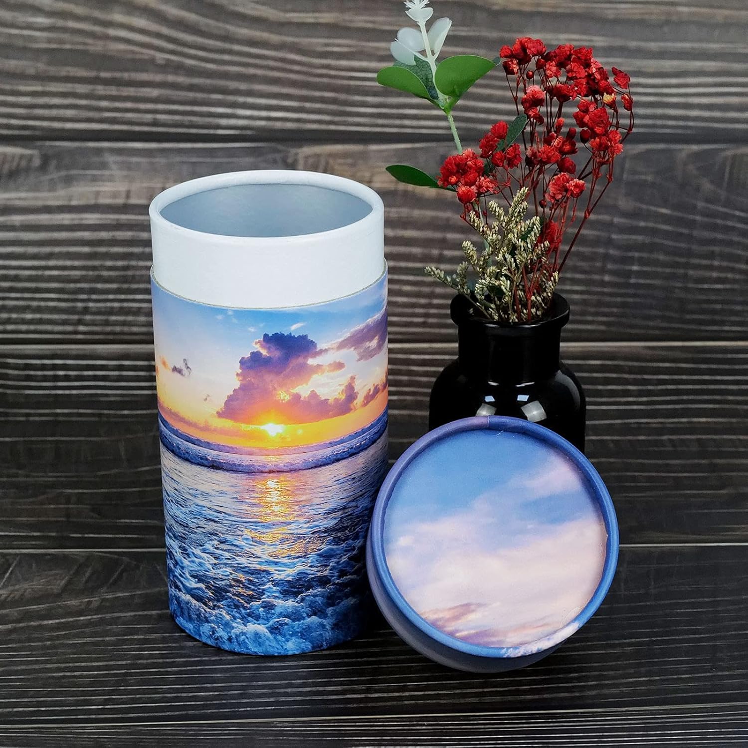 Set of 2 Biodegradable Scattering Tube Urn for Human & Pet Ashes