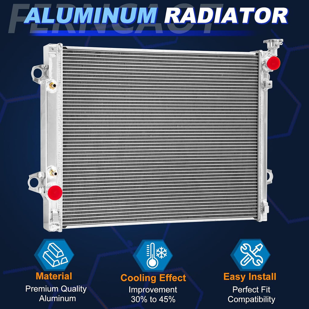 2802 3Row Aluminum Radiator for 2005-2015 Toyota Tacoma 2.7L 4.0L V6 AT