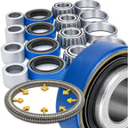 2-Kits 1-633585 110-8837 w/Spring Loaded Seal Upgrade Wheel Bearing Rebuild