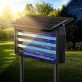 Solar Bug Zapper Outdoor, Mosquito Zapper Waterproof | Electric Fly Zapper Rechargeable Mosquito Killer, Cordless Fly