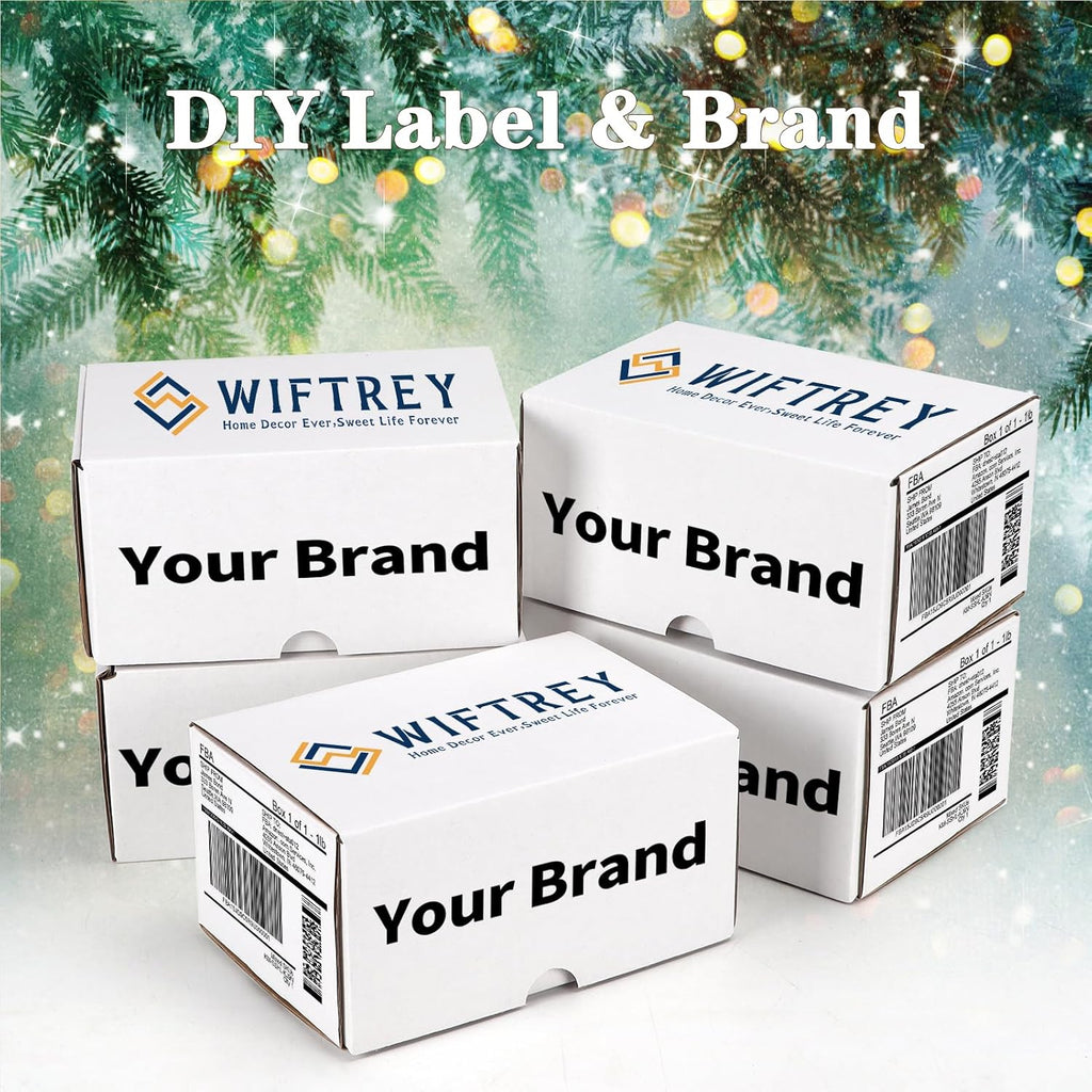 40 Pack 6x4x3 Small Shipping Boxes for Packing Small Business, White Corrugated Cardboard mailing Box for Shipping