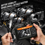 Inspection Camera with Screen, 8 LED Borescope Camera, IP67 Waterproof