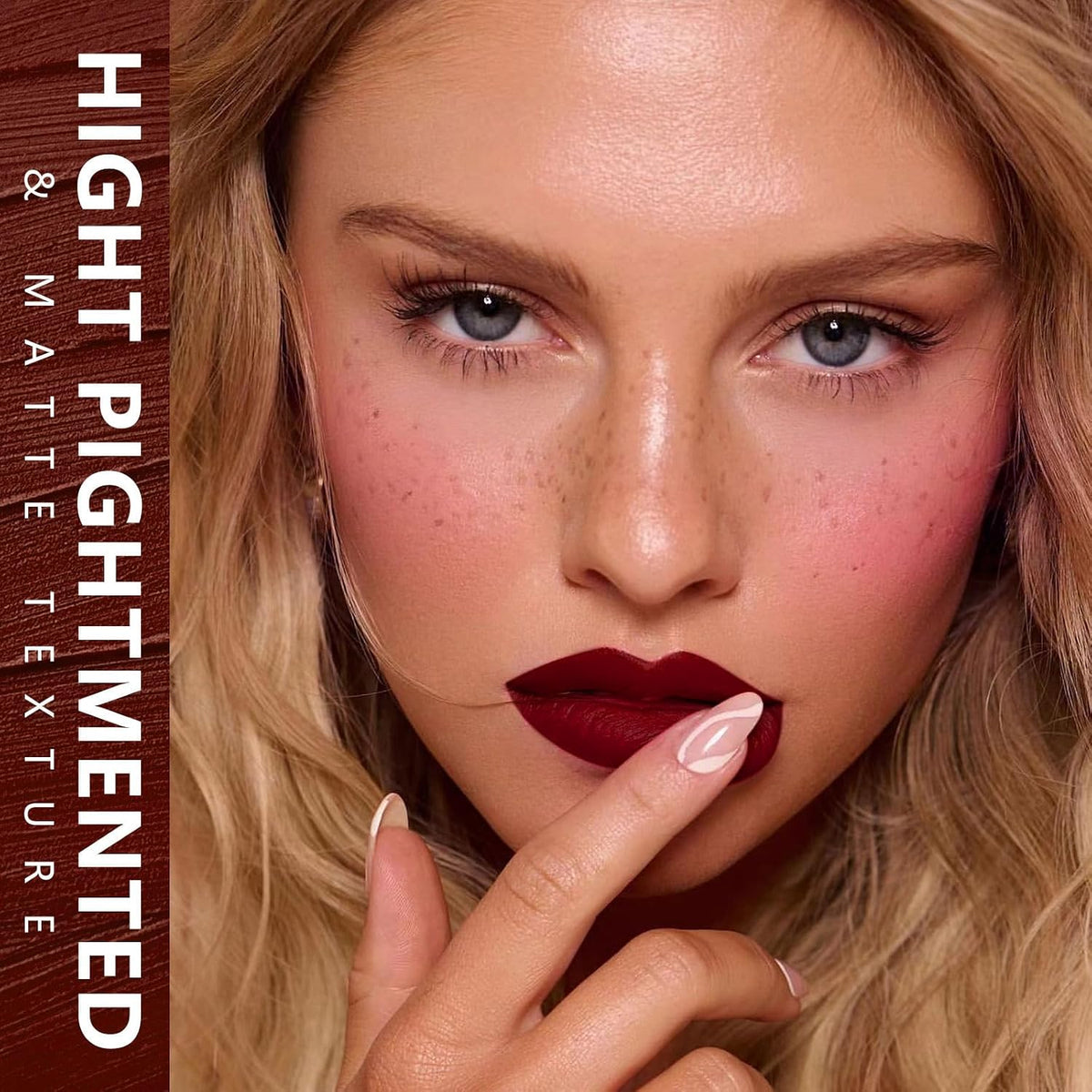 Dark Red Lipstick Matte for Women Long Lasting Lipsticks