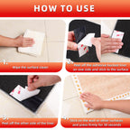 Hook and Loop Tape 1.2in x 2in 10 Pairs, Mounting Tape Heavy Duty Adhesion