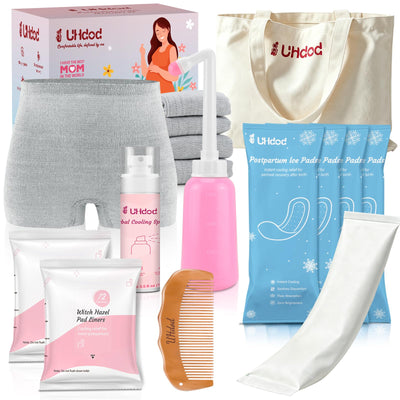 Postpartum Essentials Recovery Kit, Labor & Delivery Care for New Mom