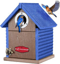 Bluebird House with Predator Guard, Recycled Poly Lumber