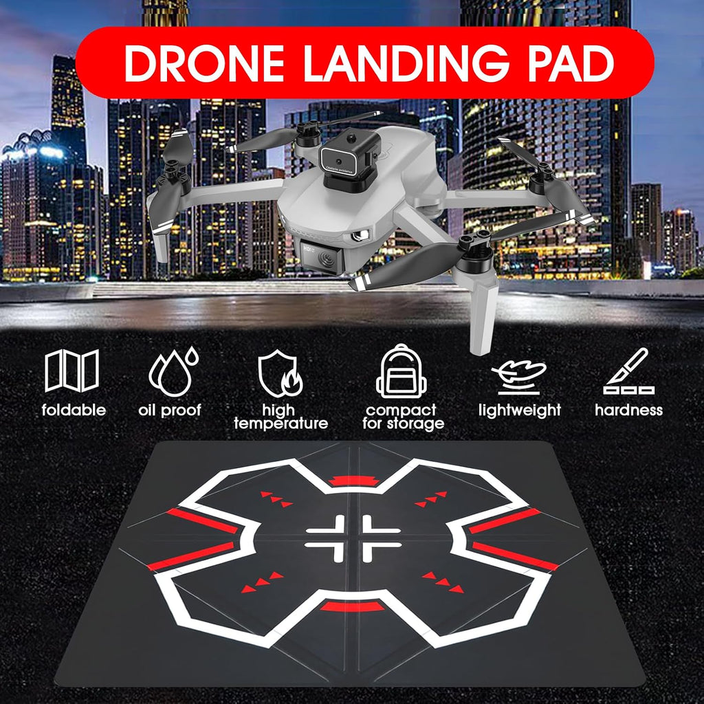 Universal Drone Landing Pad - Fast-Foldable, Portable, Weighted for Wind Resistance | Waterproof Landing Pad