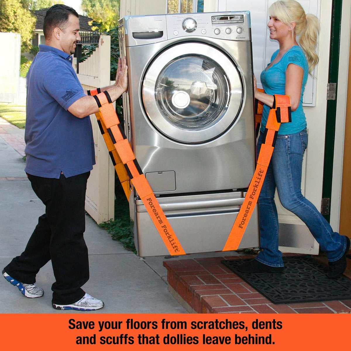 2-Person Lifting and Moving Straps - Lift, Move and Carry Furniture, Appliances, Mattresses or Any Item up to 800